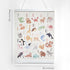 A-Z Animal Alphabet Poster